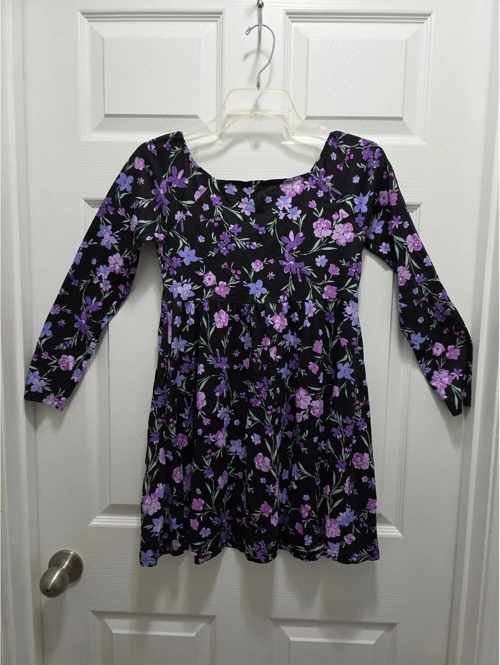 The Children's Place Girls' Long Sleeve Floral Dress Size XL (14)